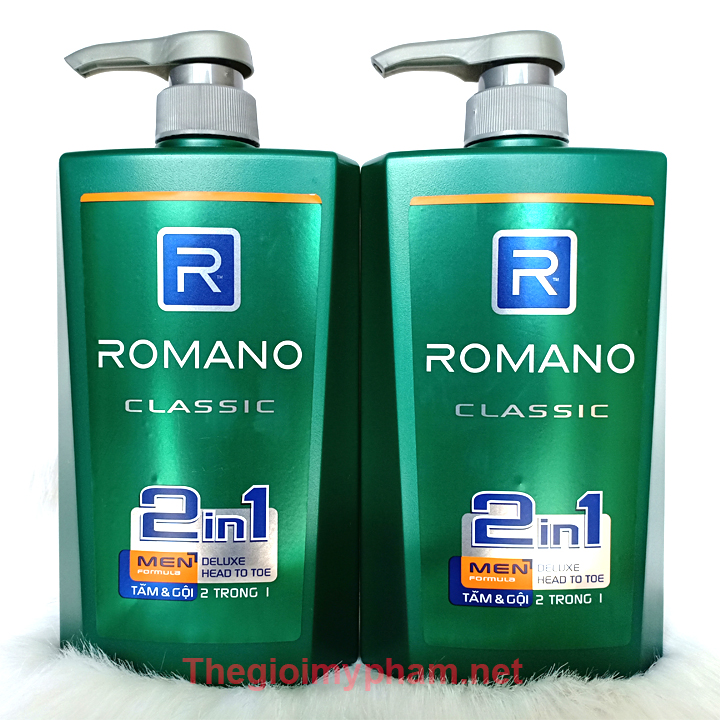 Tắm Gội 2 Trong 1 Romano Classic 650g