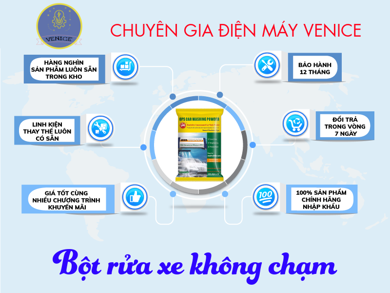 Bột rửa xe không chạm OPS - Tiêu chuẩn Châu Âu