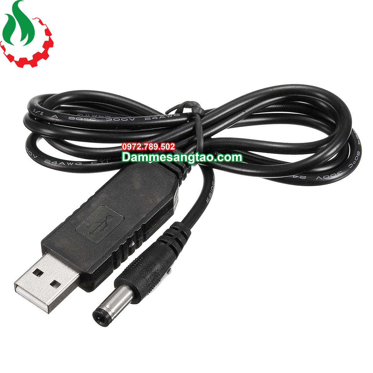 Cáp chuyển đổi usb 5v sang 5v 9v 12v