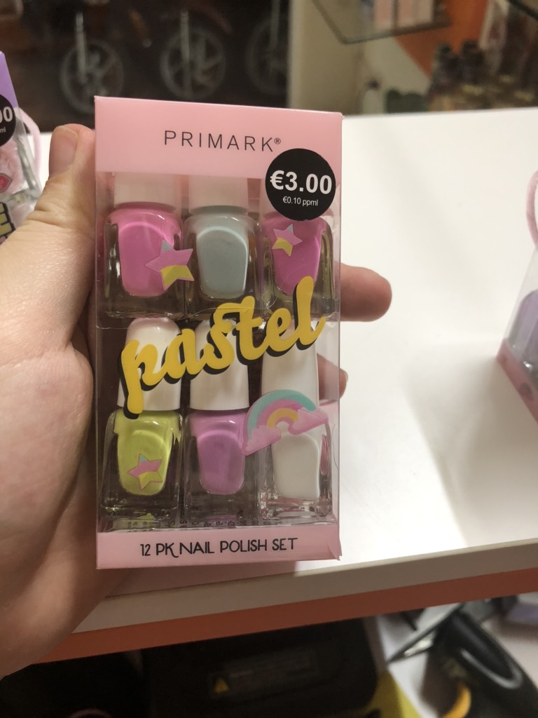 [Có sẵn] Sơn móng tay bé gái Primark Pháp bright/awesome