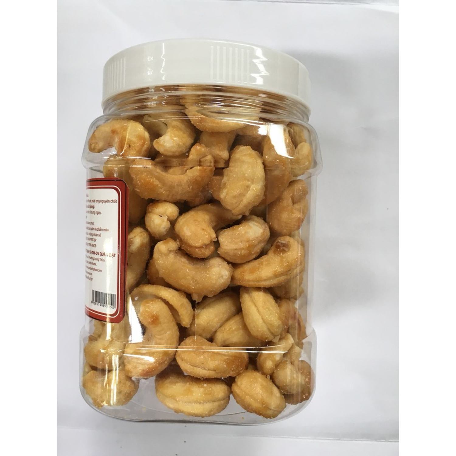 Combo 2 hộp hạt điều mật ong Quân Đạt 450g
