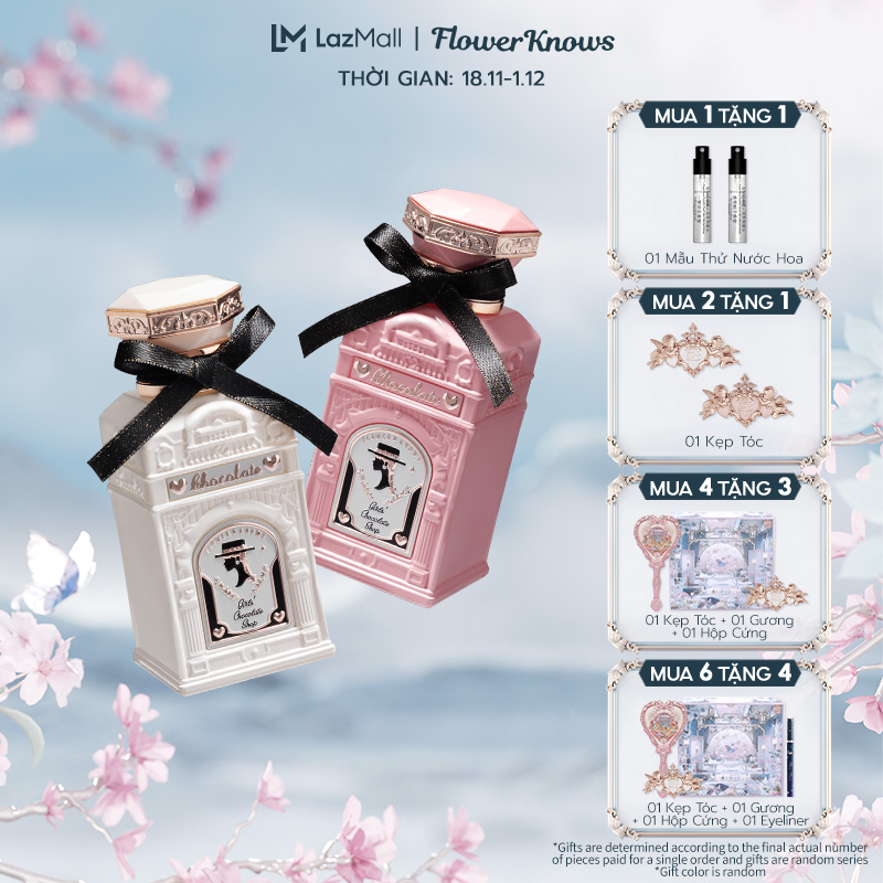 FlowerKnows Nước Hoa Sô Cô La Dòng Sô Cô La 50ml