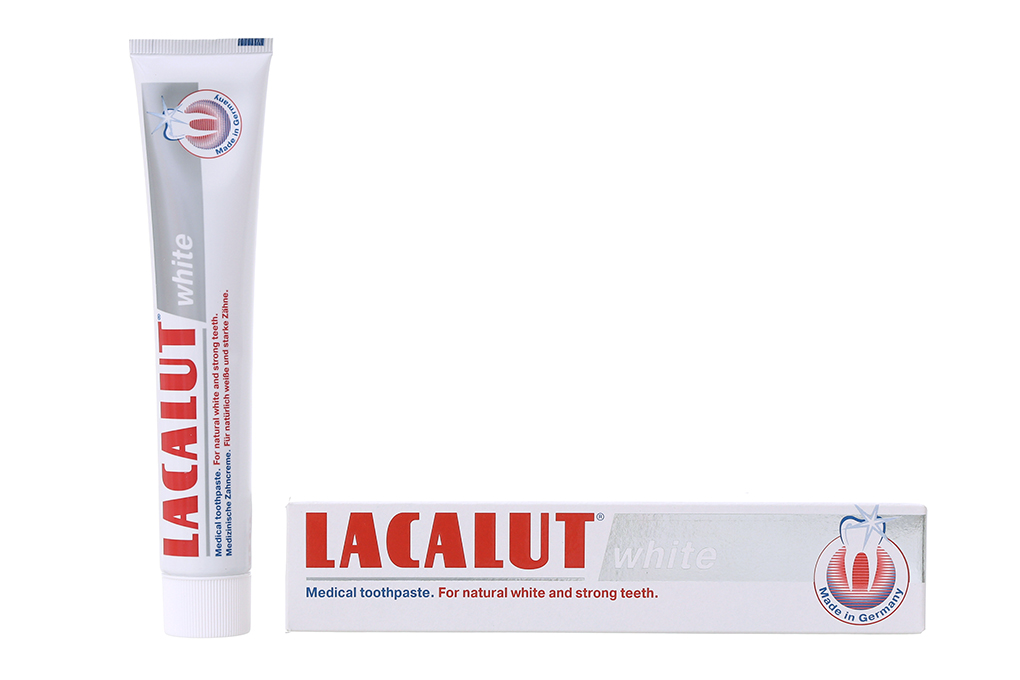 Kem Đánh Răng Lacalut White 75ml - Hàng Nhập Khẩu Đức (HD: 01/2023)