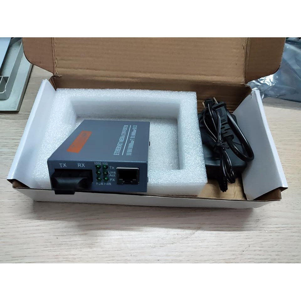 1 Converter quang 2 sợi netlink, HTB-GS-03 10 / 100/1000Mb/s
