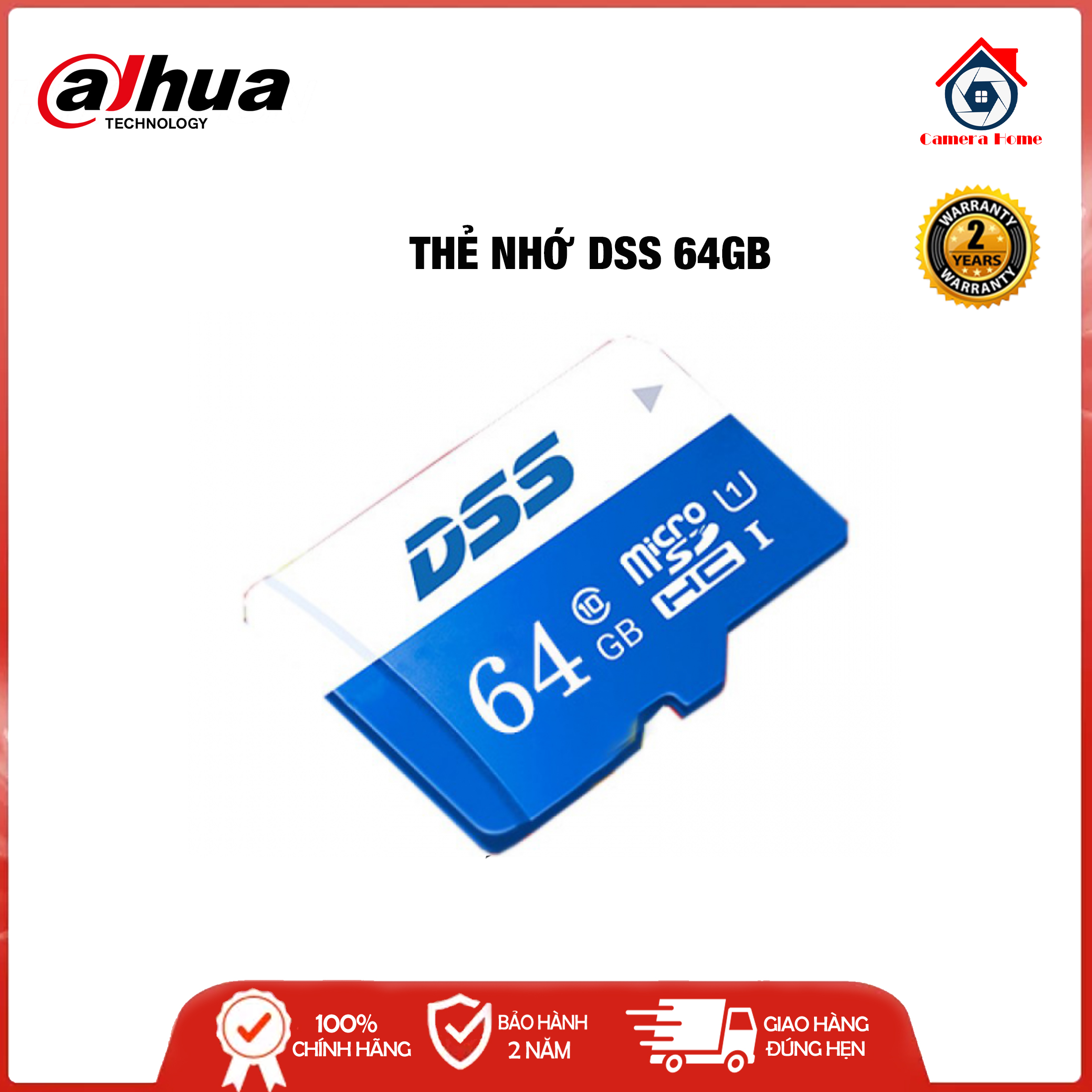 [HCM][BEST SELLER] Thẻ Nhớ MicroSD 64GB DSS Chính Hãng - Camera Home
