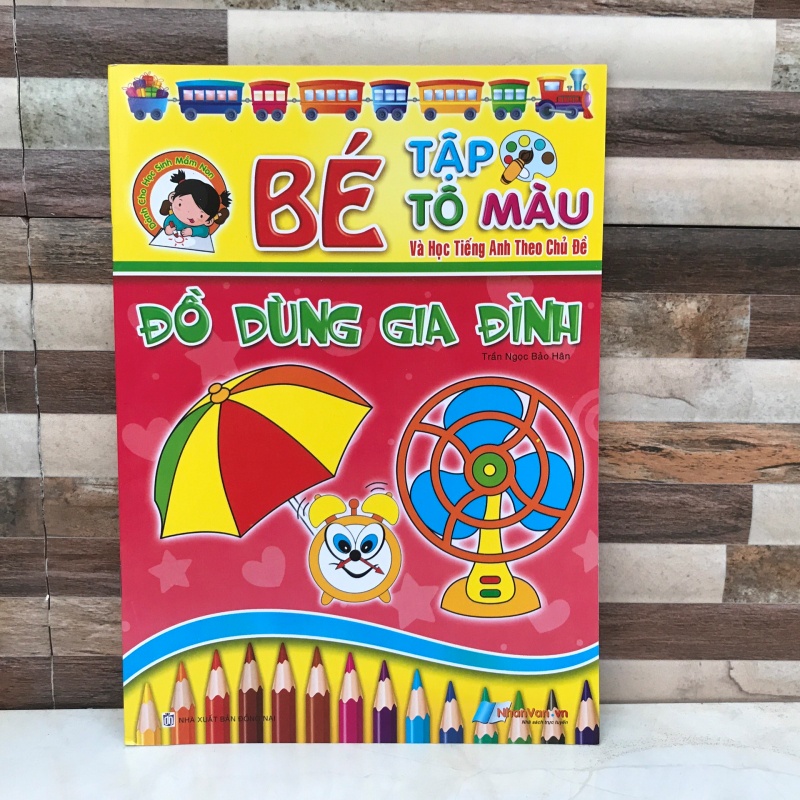 Bé tập tô màu theo chủ đề [ VPP Trí Đức ]