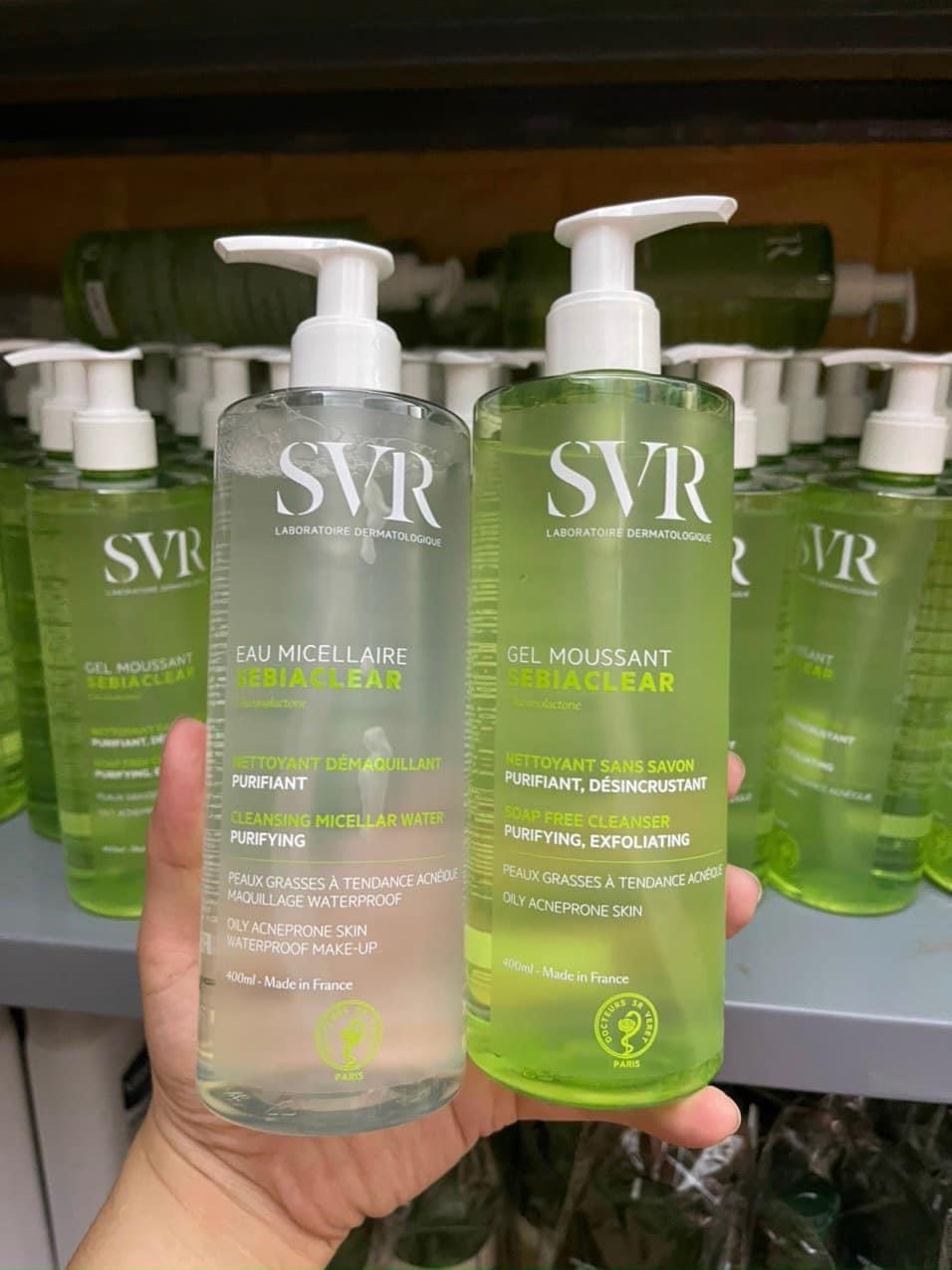 [MẪU MỚI] Sữa Rửa Mặt Dạng Gel SVR Sebiaclear Gel Moussant 400ml