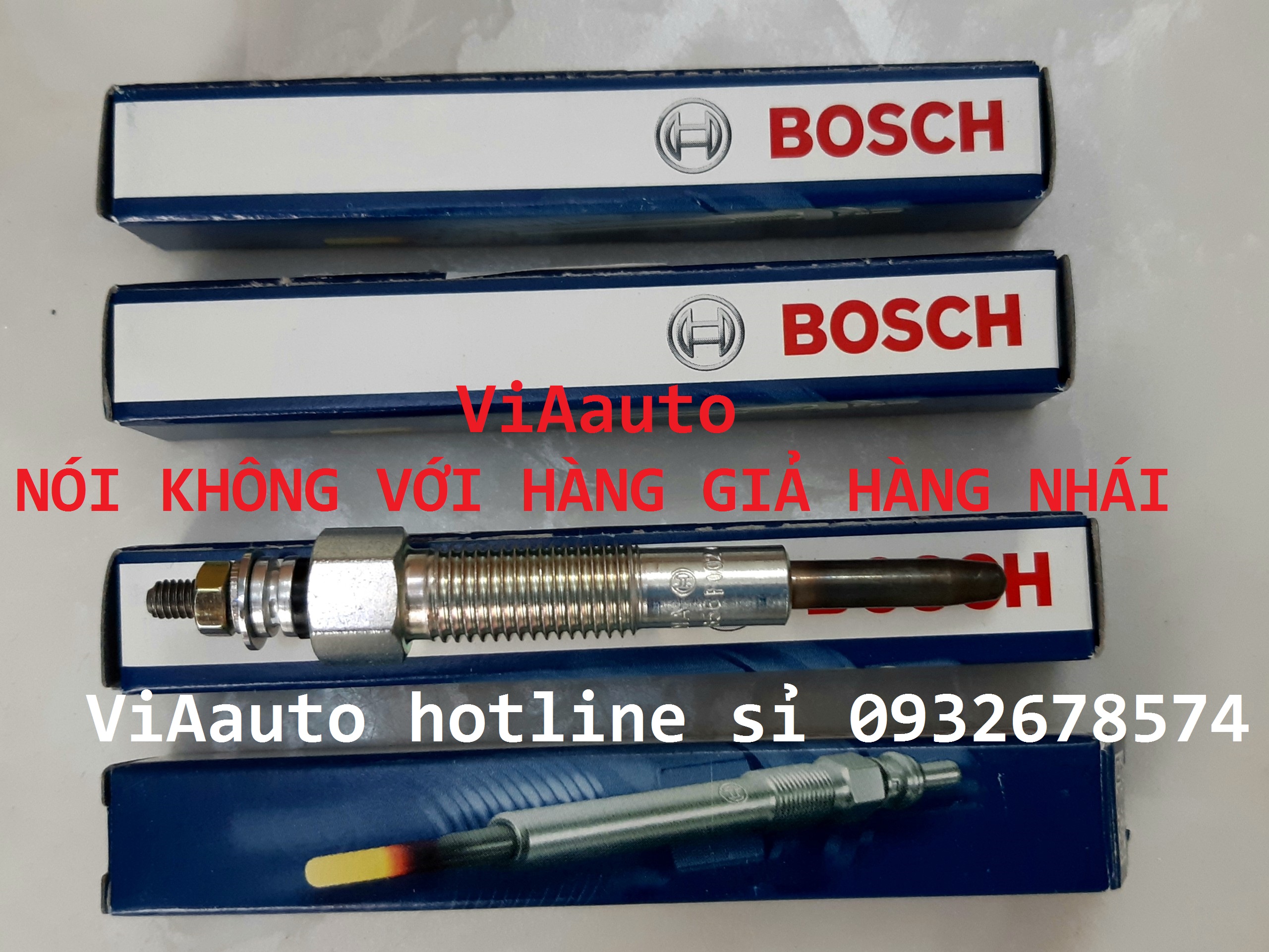 1 Bugi sấy, bugi xông F002G50079 Made in India