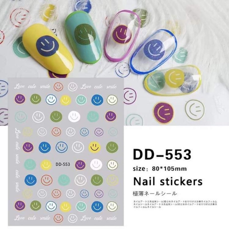 Sticker,hình dán trang trí móng