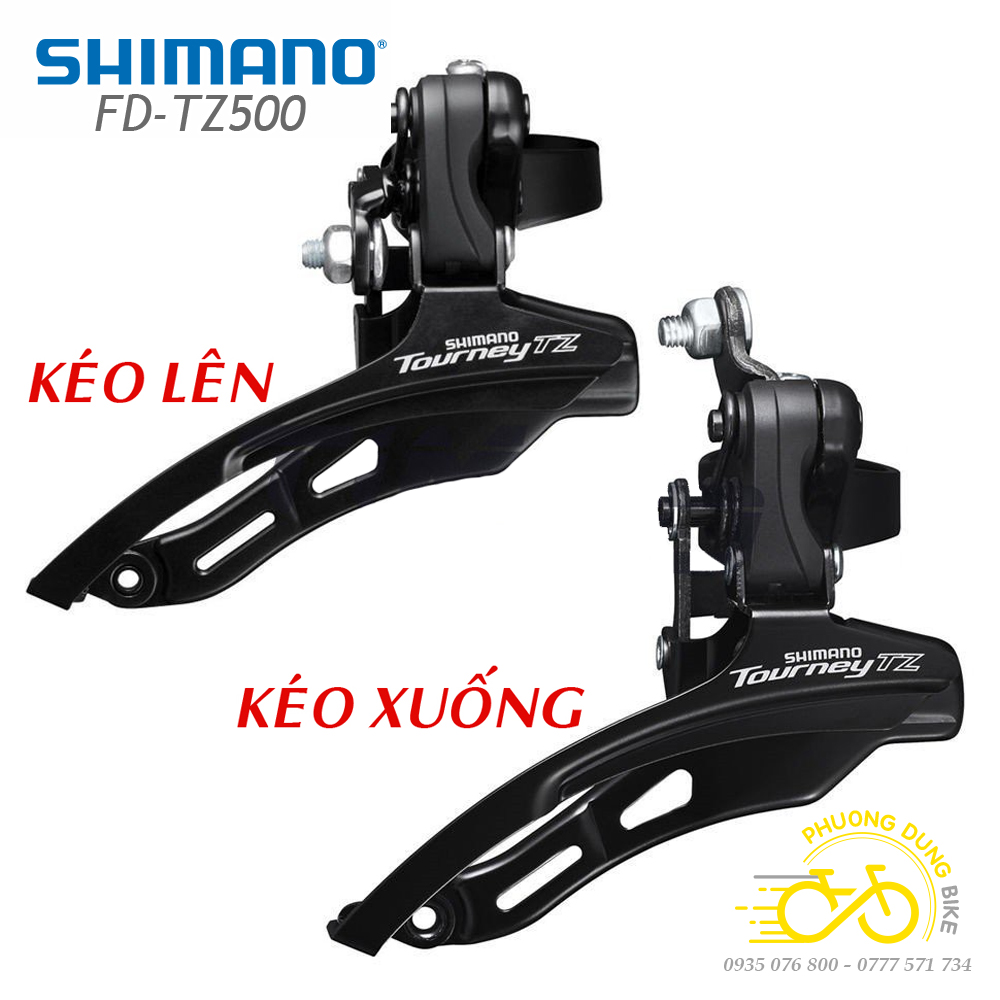 Sang đĩa (Sang đề trước) xe đạp SHIMANO TOURNEY FD-TZ500