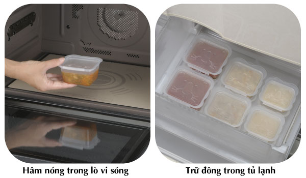 Bộ Chia Thức Ăn 150ml (6c) Richell RC98108 Hàng Nhật