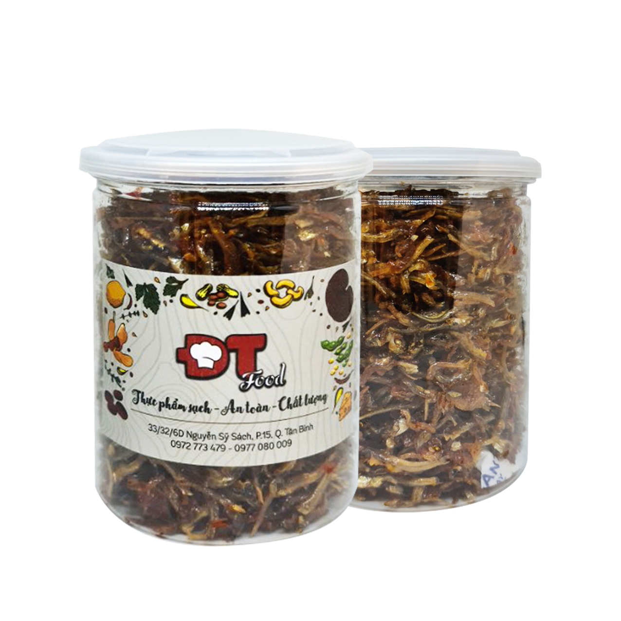 Cá Cơm rim mắm tỏi ớt Cực Ngon 250G