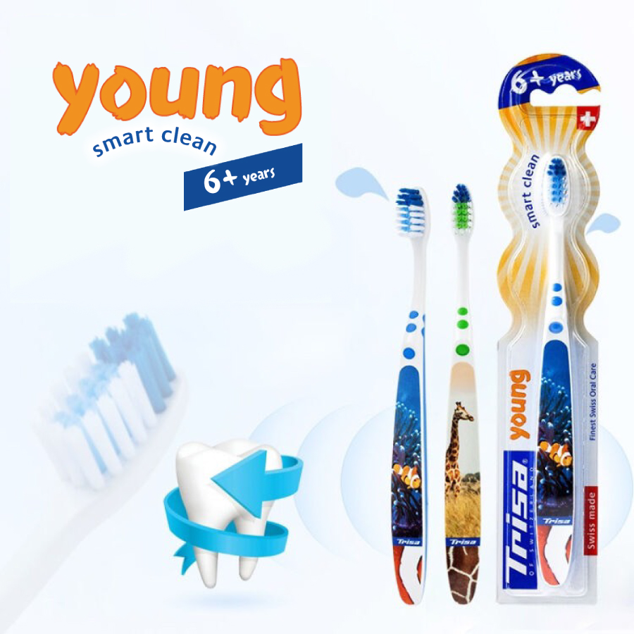 Bàn Chải Đánh Răng Trisa Young 6 Tuổi Trở Lên