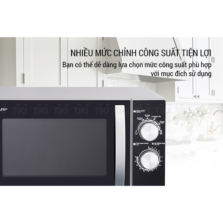 Lò vi sóng cơ Sharp R-31A2VN-S (23 lít) (Giá áp dụng giao tại HN, HCM& các tỉnh liên hệ shop)