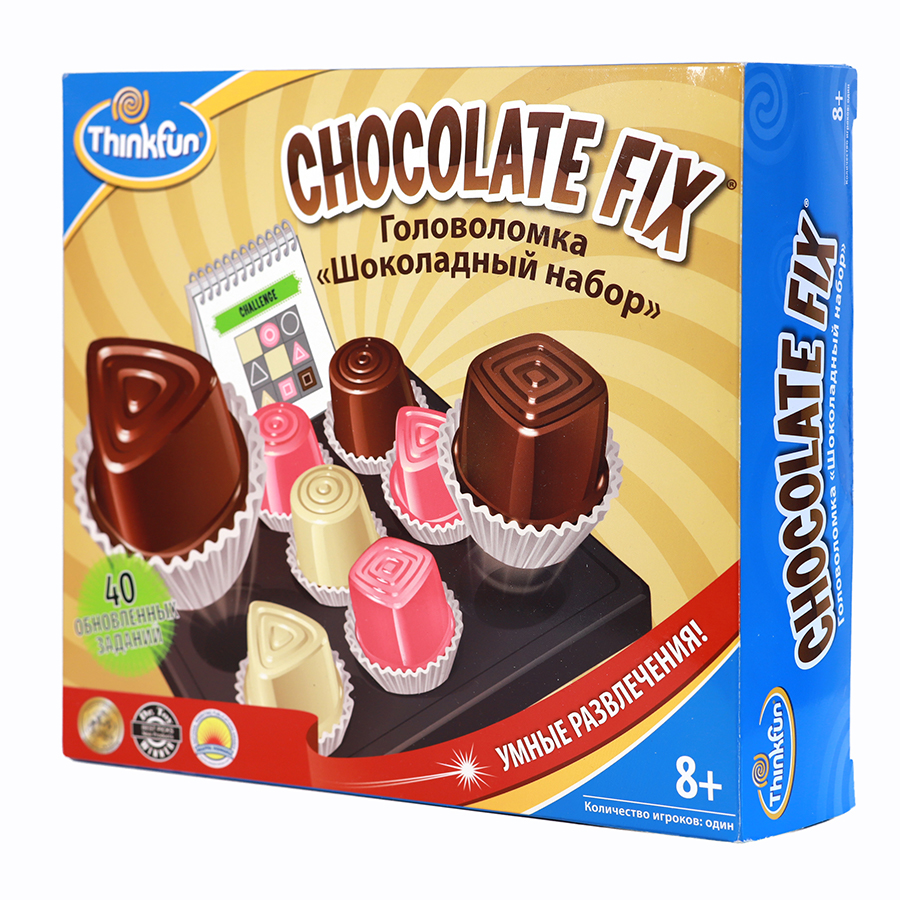 Bộ đồ chơi giáo dục thông minh Thinkfun sắp xếp Socola Chocolate Fix, phát triển khả năng tưởng tượng, nhựa an toàn cho sức khỏe - 1530