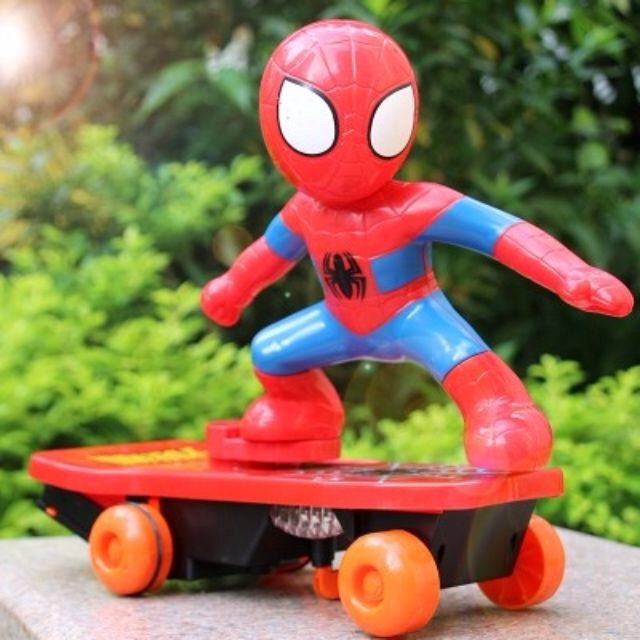 Đồ Chơi Người Nhện Spiderman Di Chuyển Có Đèn.
