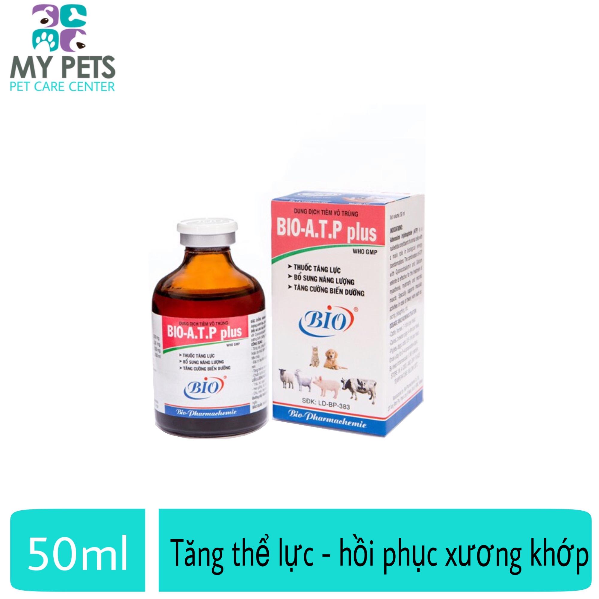 Thuốc tiêm tăng thể lực, hồi phục xương khớp cho chó - Bio ATP plus 50ml