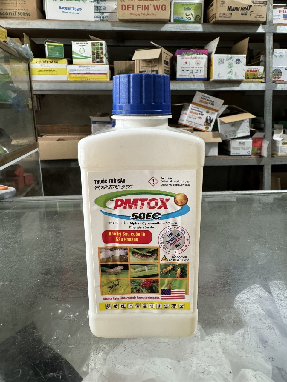 Thuốc trừ sâu PMTOX 50EC chai 450ml
