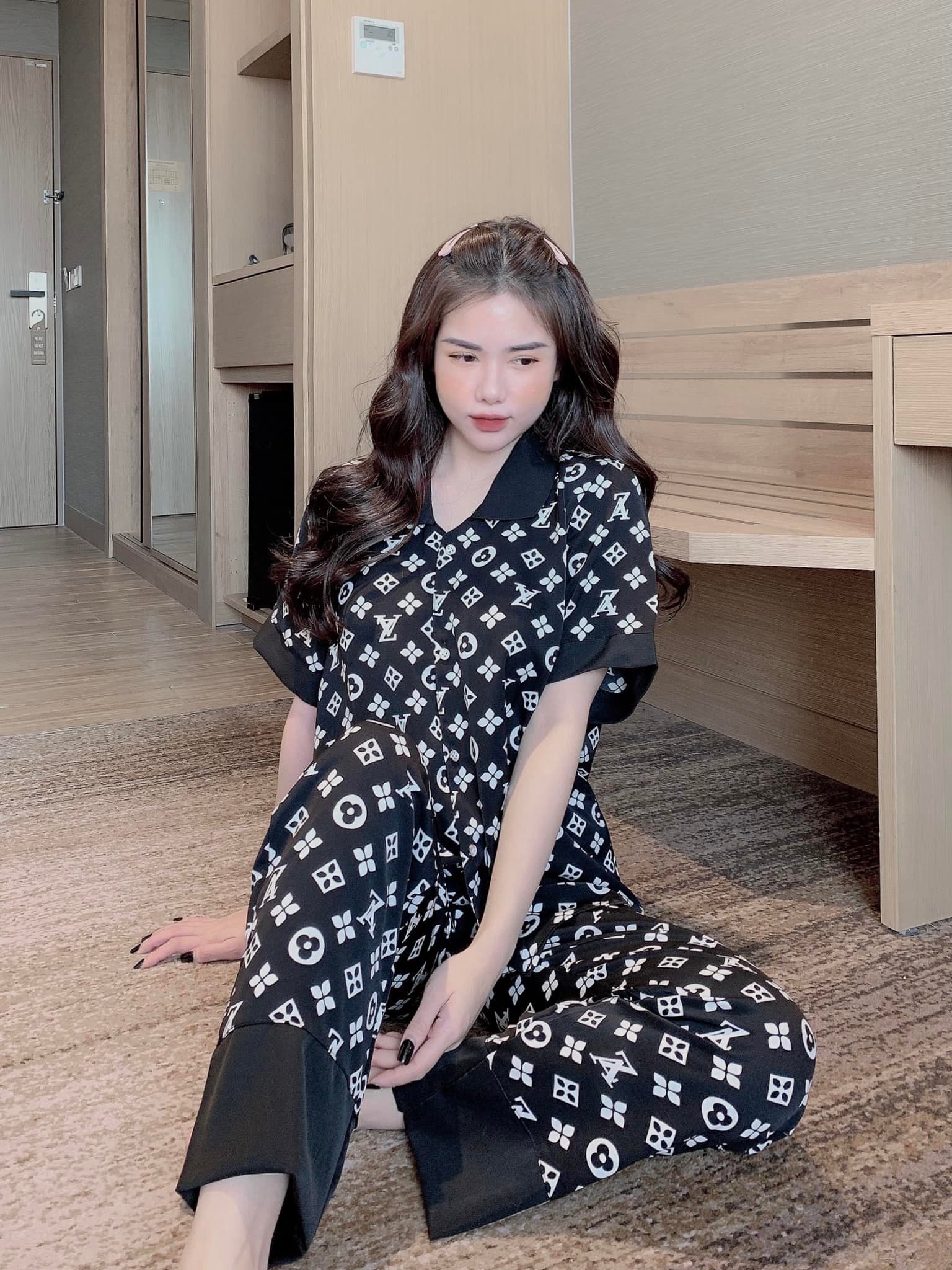 (XẢ HÀNG CUỐI NĂM) Bộ Pijama lụa Mango cao cấp size 40-60kg