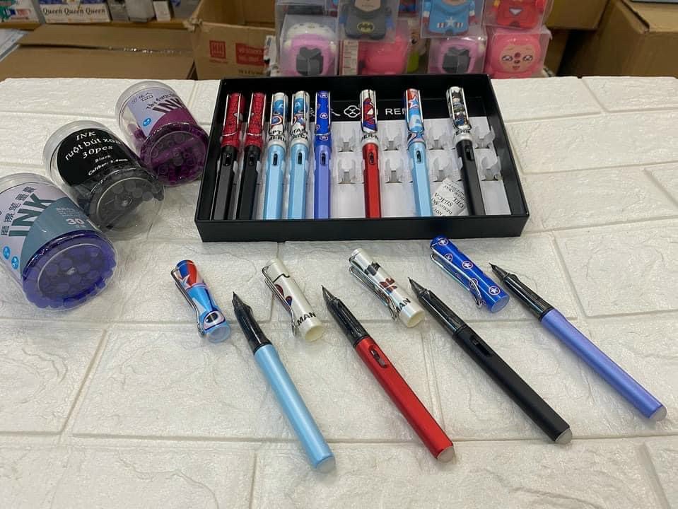 combo Bút mực xóa  hoạt hình và mực xóa