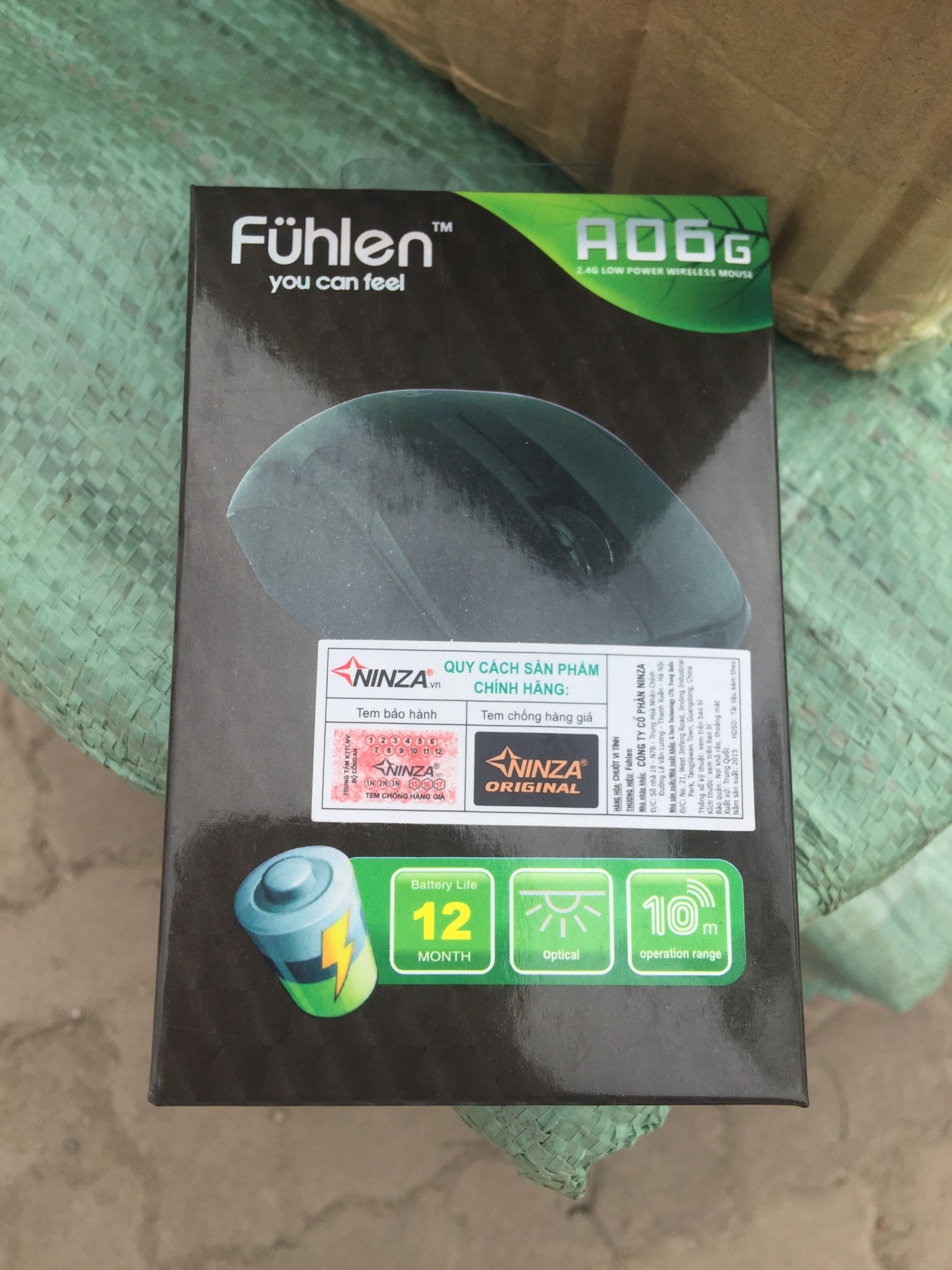 Chuột Không Dây Fuhlen A06