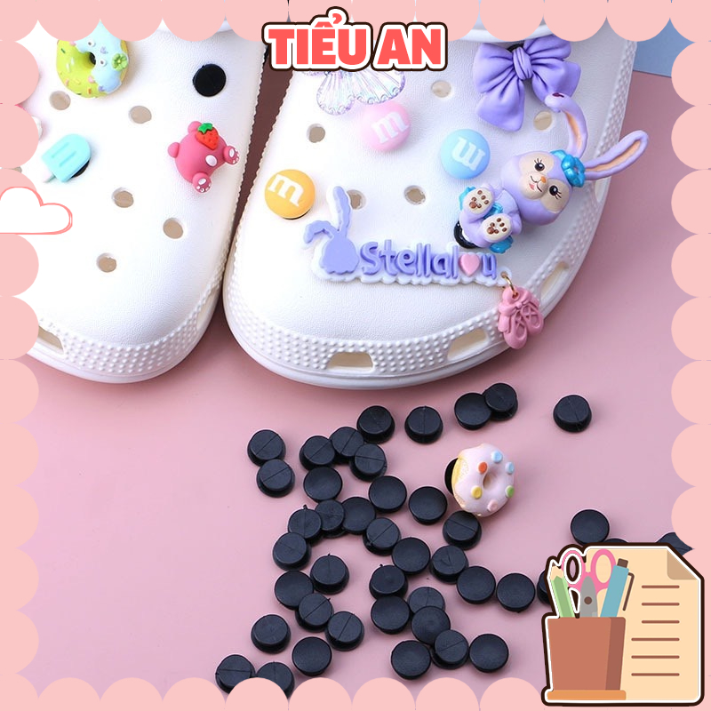 Combo 10 Nút nhựa gắn Jibbitz sục crocs, dép có lỗ