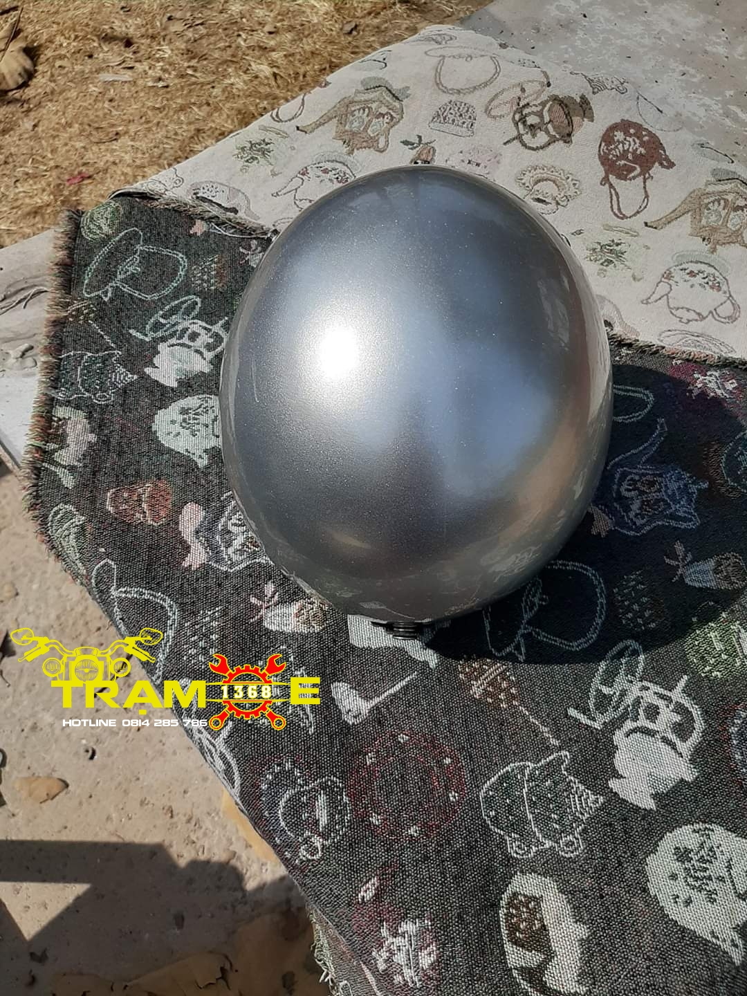 SƠN SAMURAI MÀU BẠC CROM ÁNH KIM W39