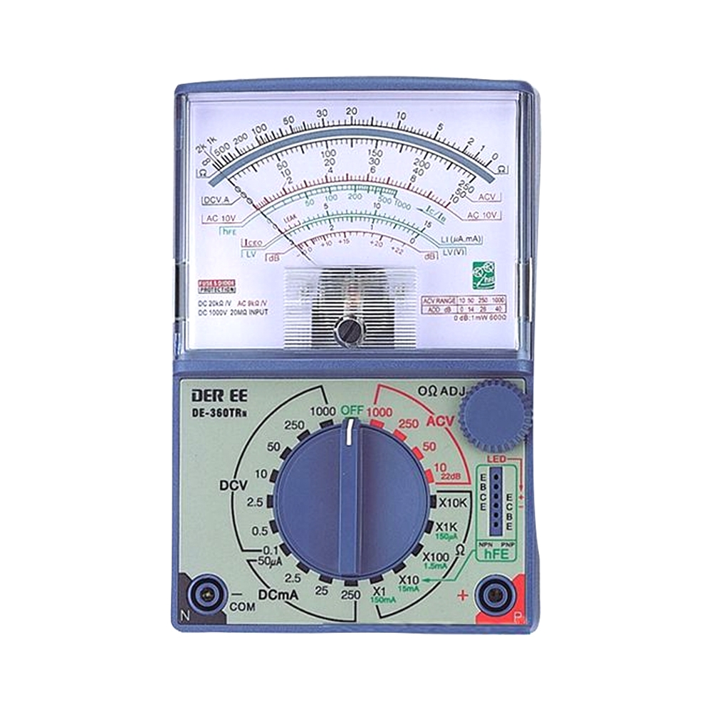 Đồng Hồ Vạn Năng Kim DER DE-360TRn