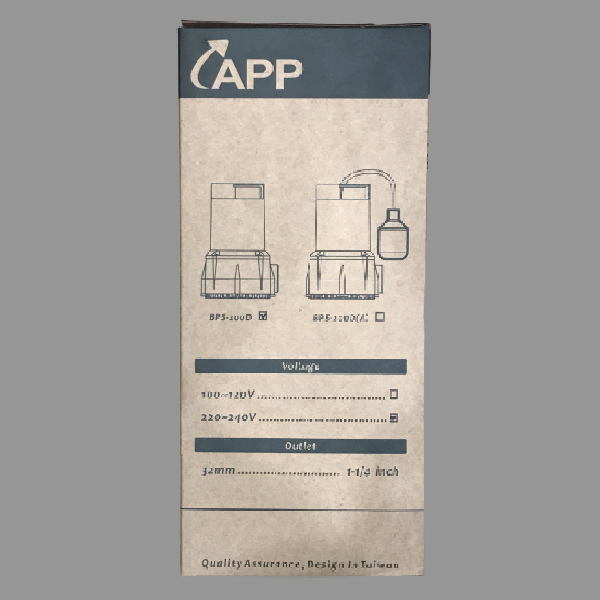 Bơm Nước Thả Chìm APP BPS-200D Không Phao