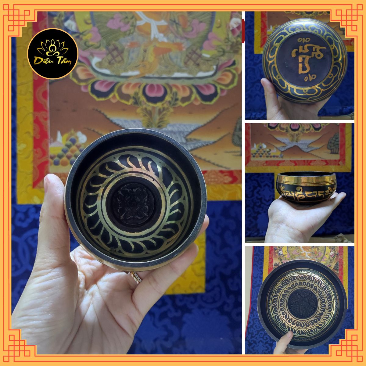 Feng Shui Church Tibetan rotating Bell