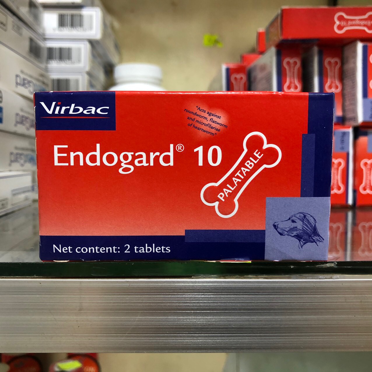 [Hộp 2 viên] Sổ Giun Cho Chó Endogard Virbac