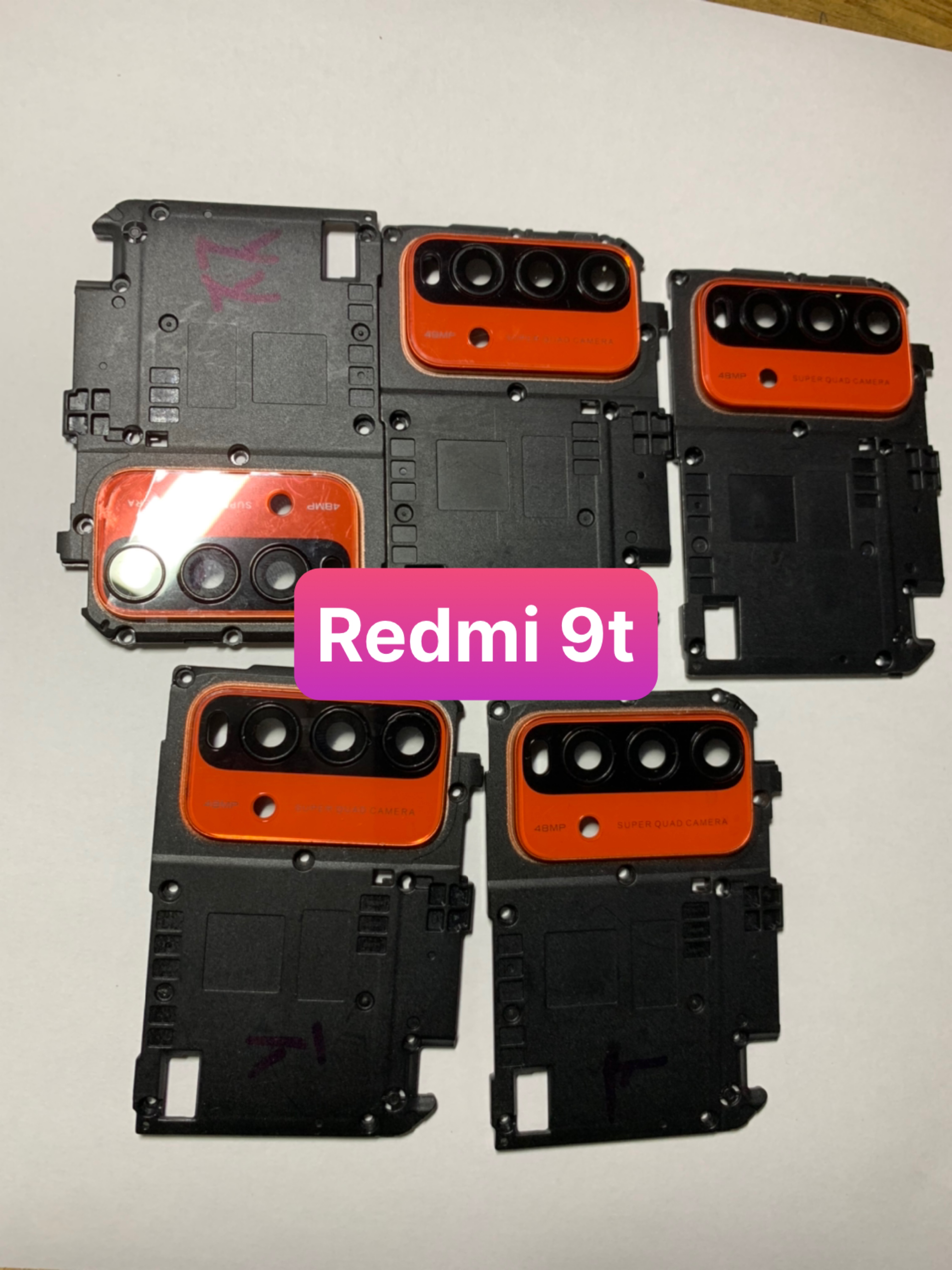 Cụm kính camera liền vành điện thoại xiaomi redmi 9t
