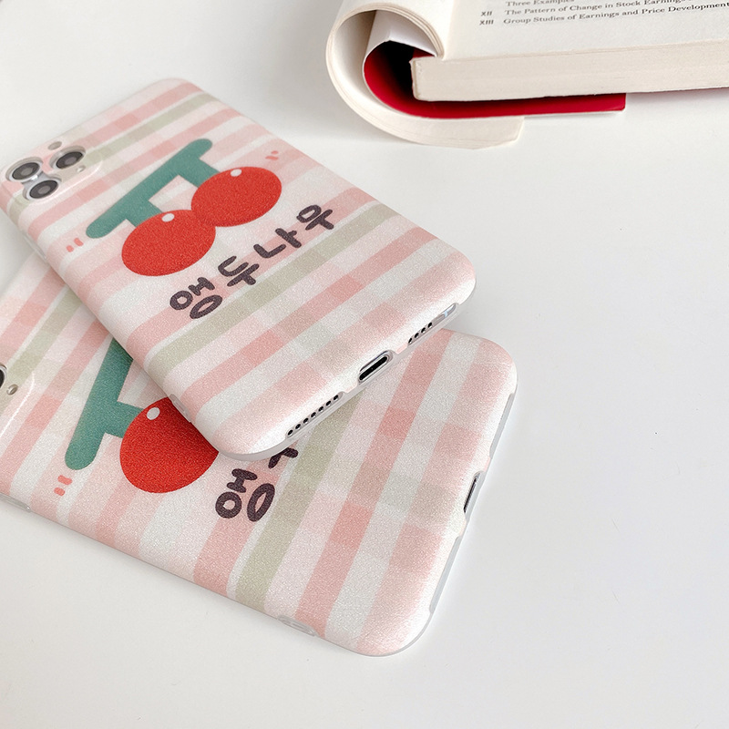 [HCM]Ốp iPhone Cherry Đỏ iPhone 7Plus/8Plus/X/Xs Max/11/11 Pro Max - ốp iphone - ốp iphone