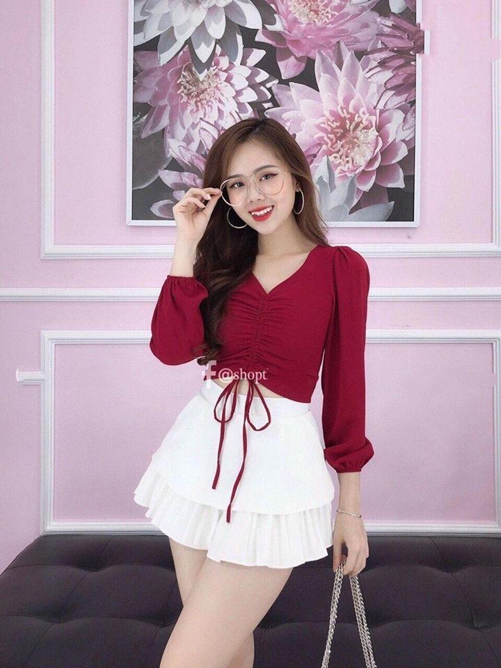 ÁO RÚT DÂY GIỮA