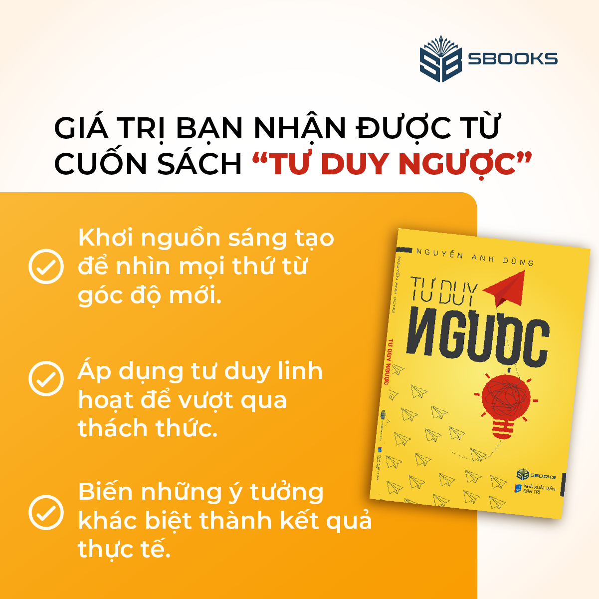 Sách - Tư Duy Ngược - SBOOKS