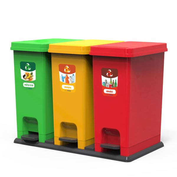 Thùng rác phân loại ECO 3 DUY TÂN