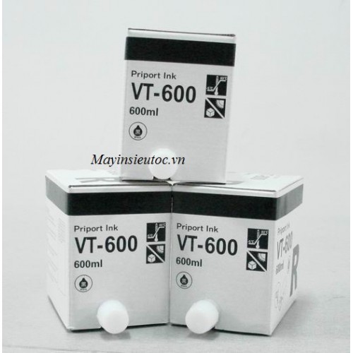 Mực màu đen VT600 cho máy in siêu tốc hiệu Ricoh A3
