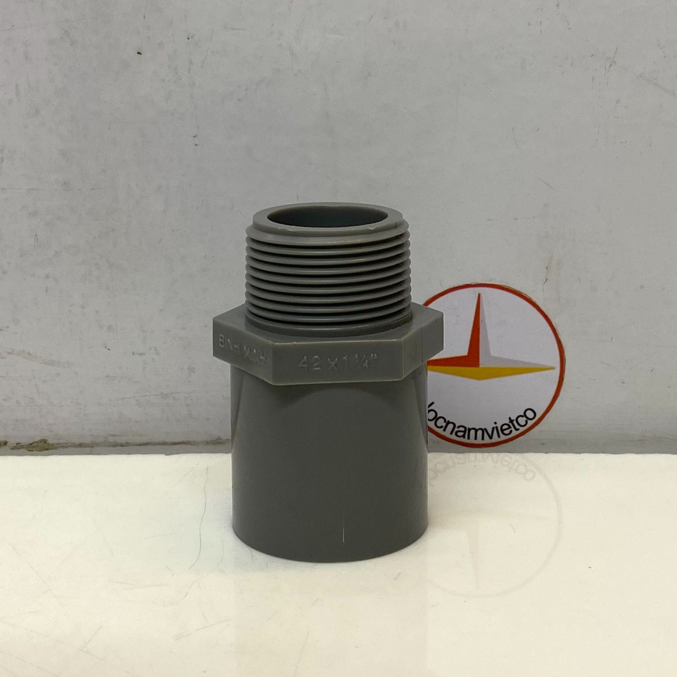Nối ren ngoài 42 nhựa pvc bình minh