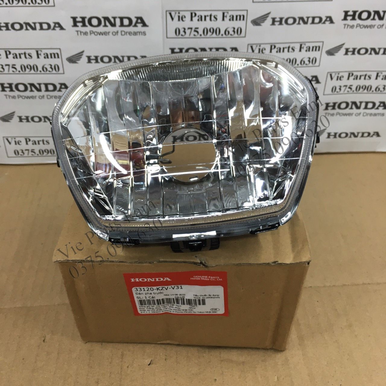 Đèn pha Dream 110, hàng din honda mới 100%
