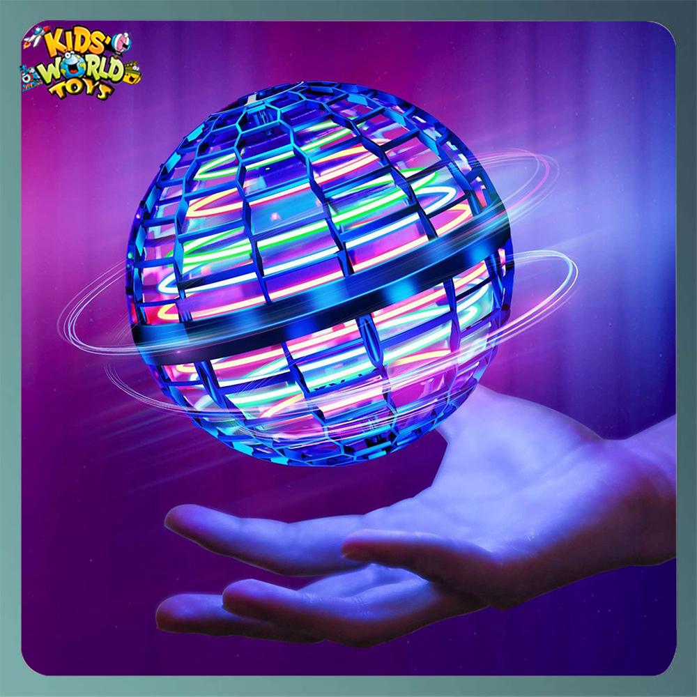 Đồ chơi trẻ em quả cầu bay ma thuật phát sáng UFO , có đèn nhấp nháy