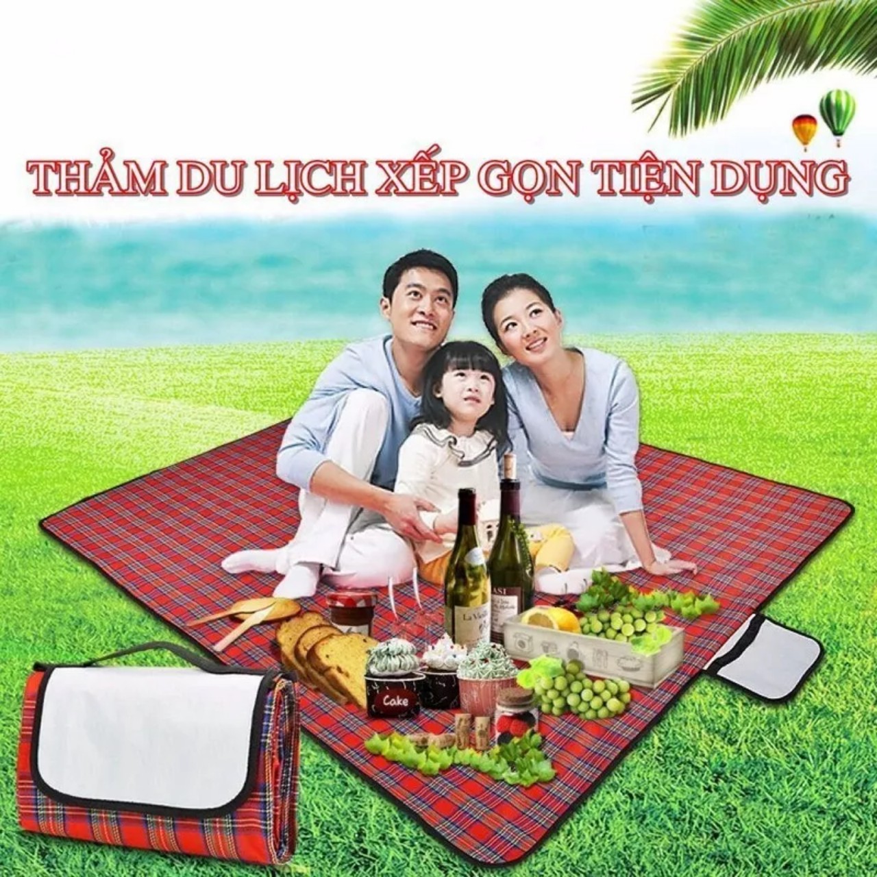 thảm picnic - thảm chống thấm du lịch