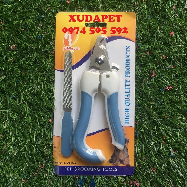 Bộ kềm cắt và dũa móng cho thú cưng xudapet màu ngẫu nhiên - sp000334