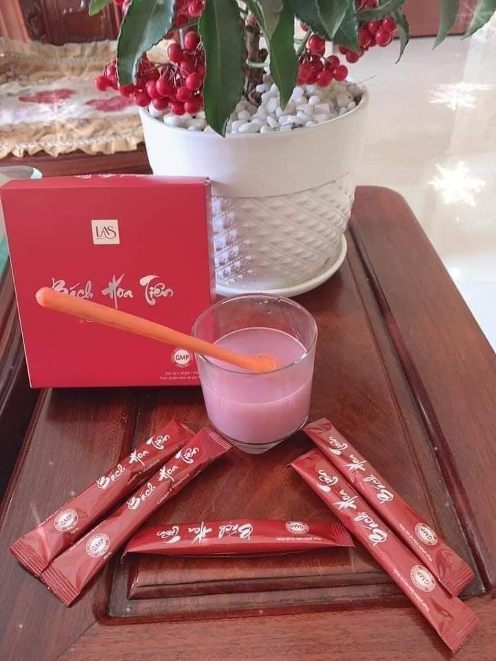 Bách hoa tiên las beauty - cốm uống đẹp da 20 gói
