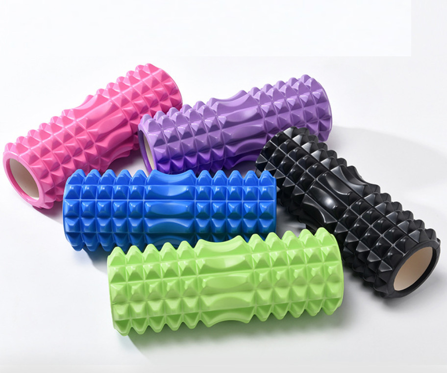 BG- Ống lăn tập yoga FOAM ROLLER  Con lăn tập GYM FITNESS MASSAGE thư giãn cơ bắp- ống lăn giãn cơ con lăn tập cơ bụng thế hệ mới