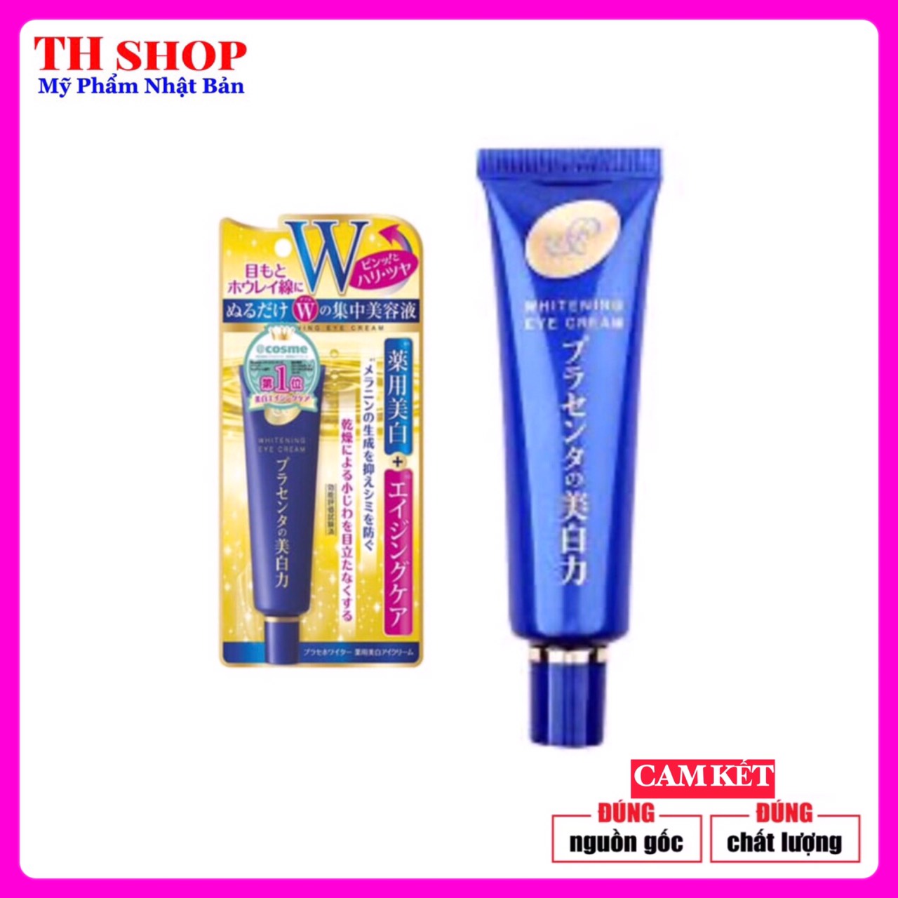 [HCM]Kem Dưỡng Mắt Meishoku Whitening Eye Cream Nhật Bản 30g Giảm Thâm Quầng Mắt Giảm Nhăn Chống Lão Hoá Giúp Đôi Mắt Tươi Sáng Rạng Ngời