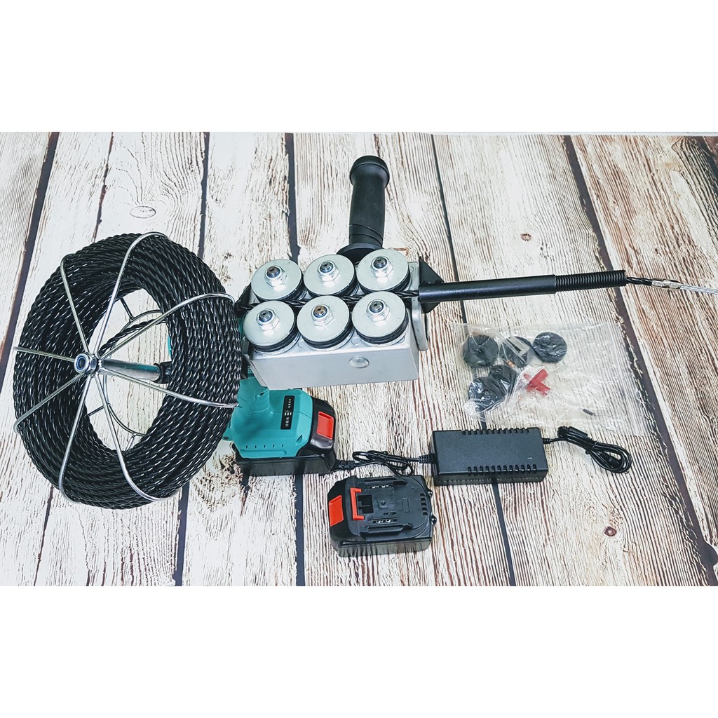 SV Máy luồn dây điện cầm tay dùng pin 18V - 21V động cơ không chổi than