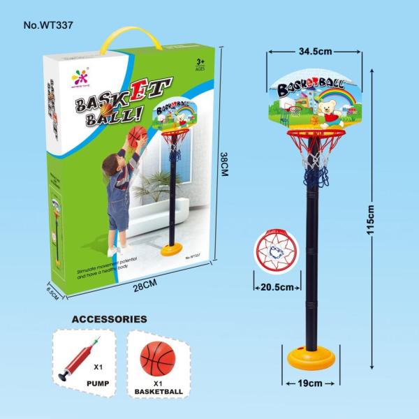 Bộ đồ chơi ném bóng rổ cho bé, phát triển toàn diện chiều cao trẻ, an toàn, chất lượng