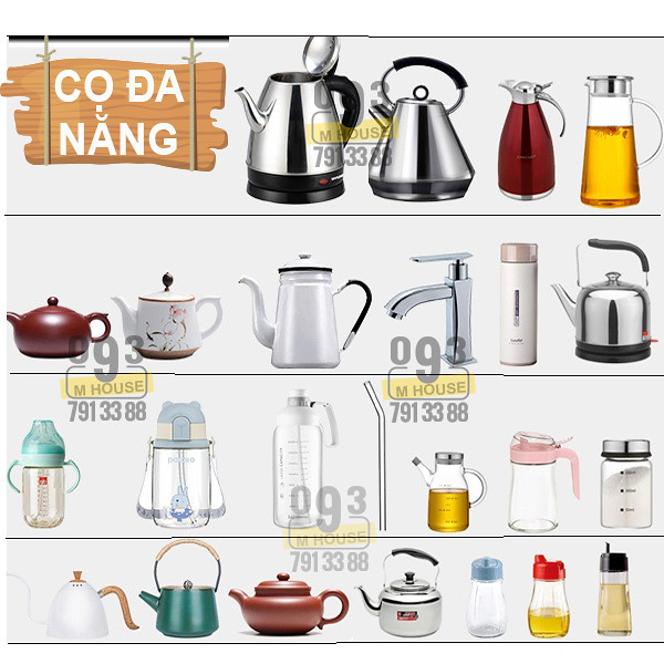 Combo 4 Cọ Rửa Ống Hút Cọ Rửa Bình Cây súc bình núm ty
