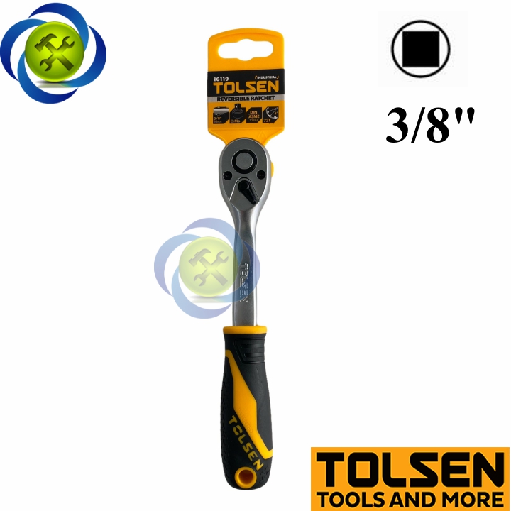 Cần siết tự động 3/8 tolsen 16119 loại 72 răng chiều dài 200mm