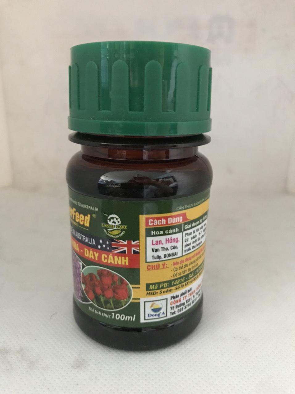 Phân cá Úc POWERFEED mập thân dưỡng hoa 100ml 1 lít